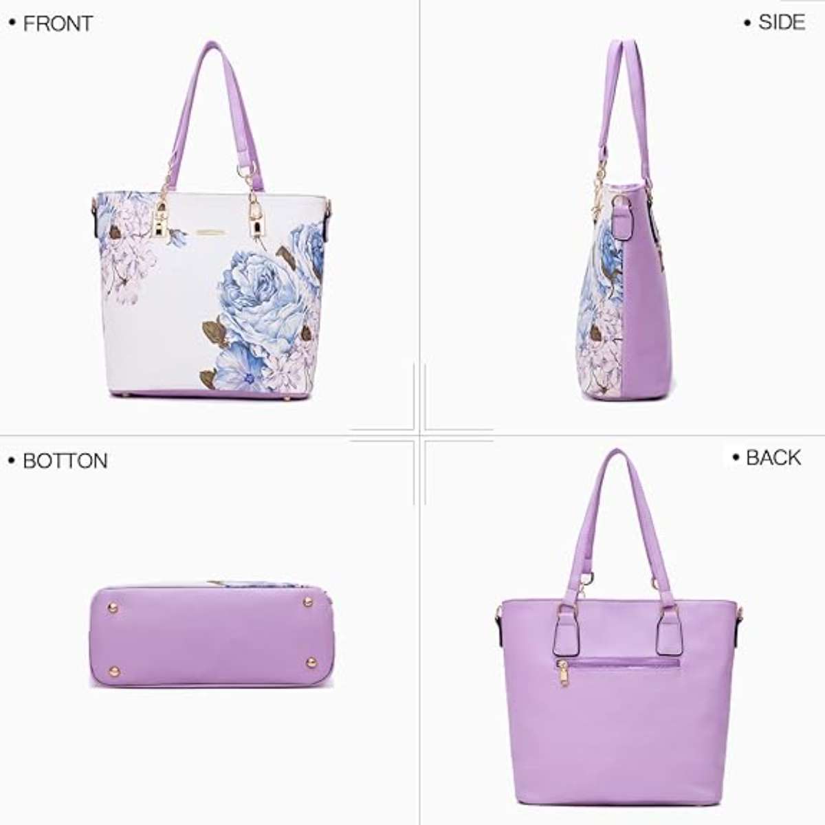 BAGSMART LARGE GYM BAG WITH YOGA MAT BUCKLE