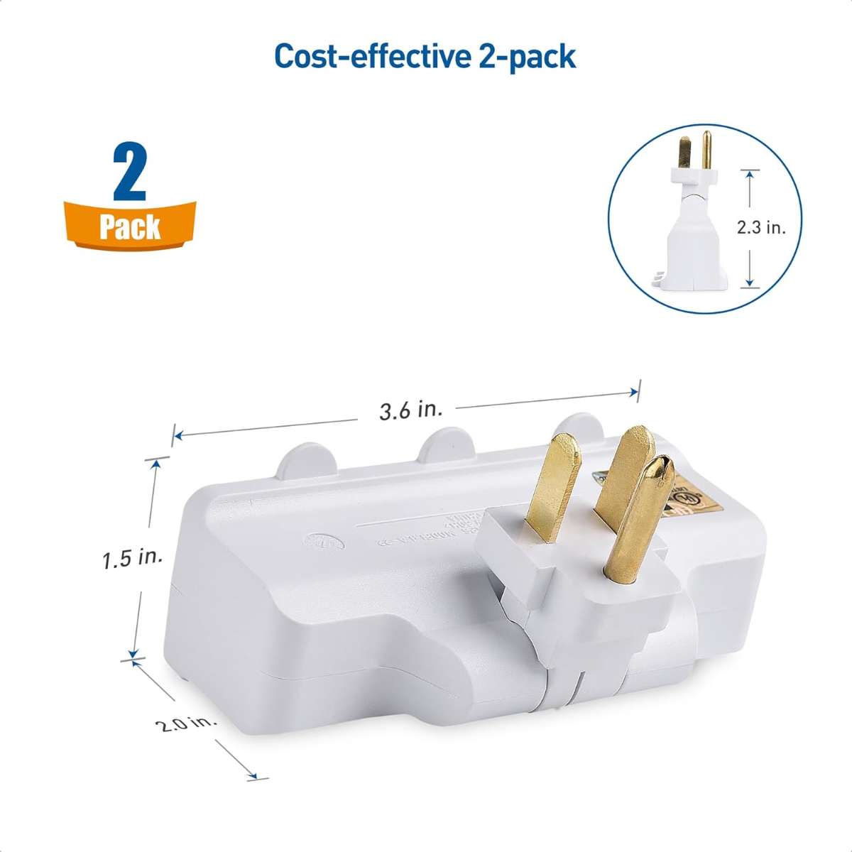 [UL Recognized] Cable Matters 2-pack