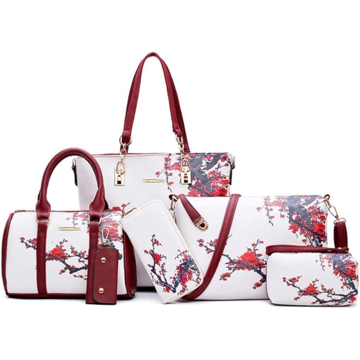 BAGSMART LARGE GYM BAG WITH YOGA MAT BUCKLE