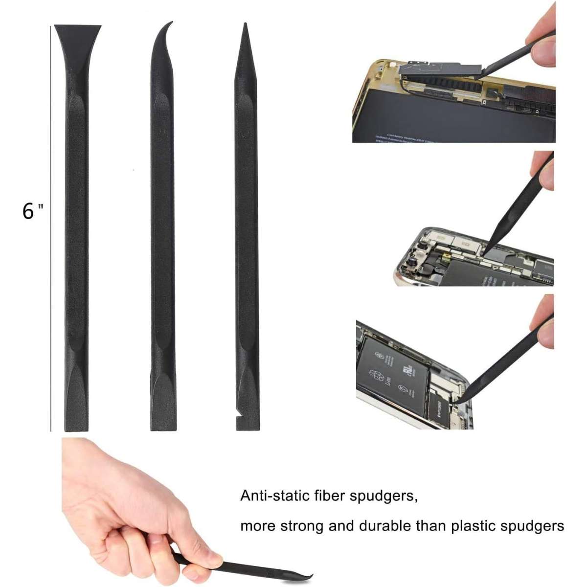Plastic Scraper Multi-Purpose Scraper Scratch Free Cleaning Tool, 3 pcs