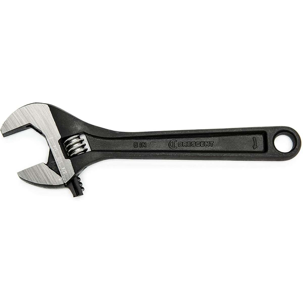 Crescent 6" Adjustable Black Oxide Wrench - Carded - AT26VS