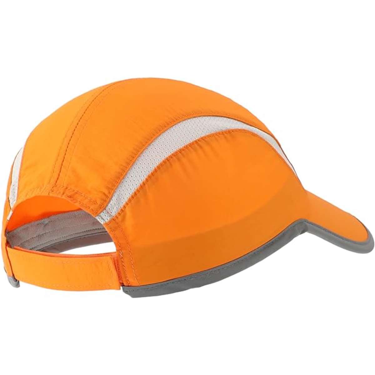 Connectyle Foldable Mesh Sports Cap with Reflective Stripe Breathable Sun Runner Cap