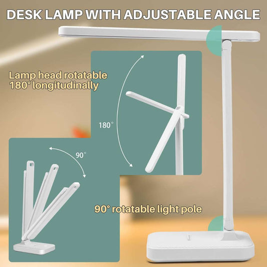 LED table lamp with touch control reading