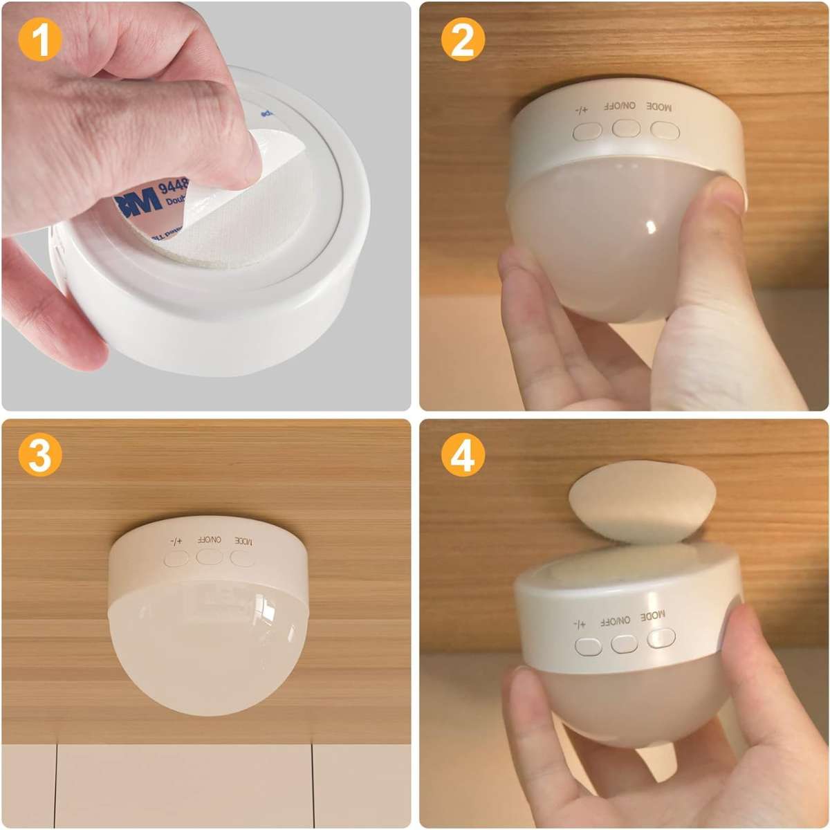 Kintion bedside portable LED night light for kids and adults