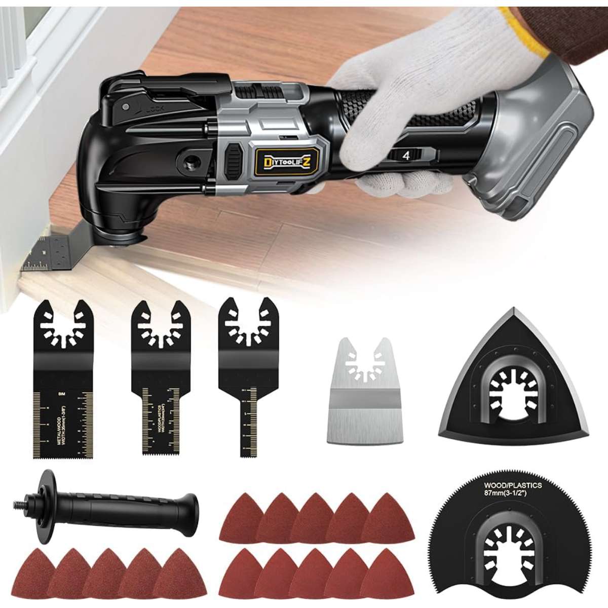 Cordless swinging tool for Dewalt 20V battery (battery not included)