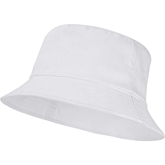 Umeepar Unisex Cotton Packable Bucket Hat Sun Hat Plain Colors for Men Women