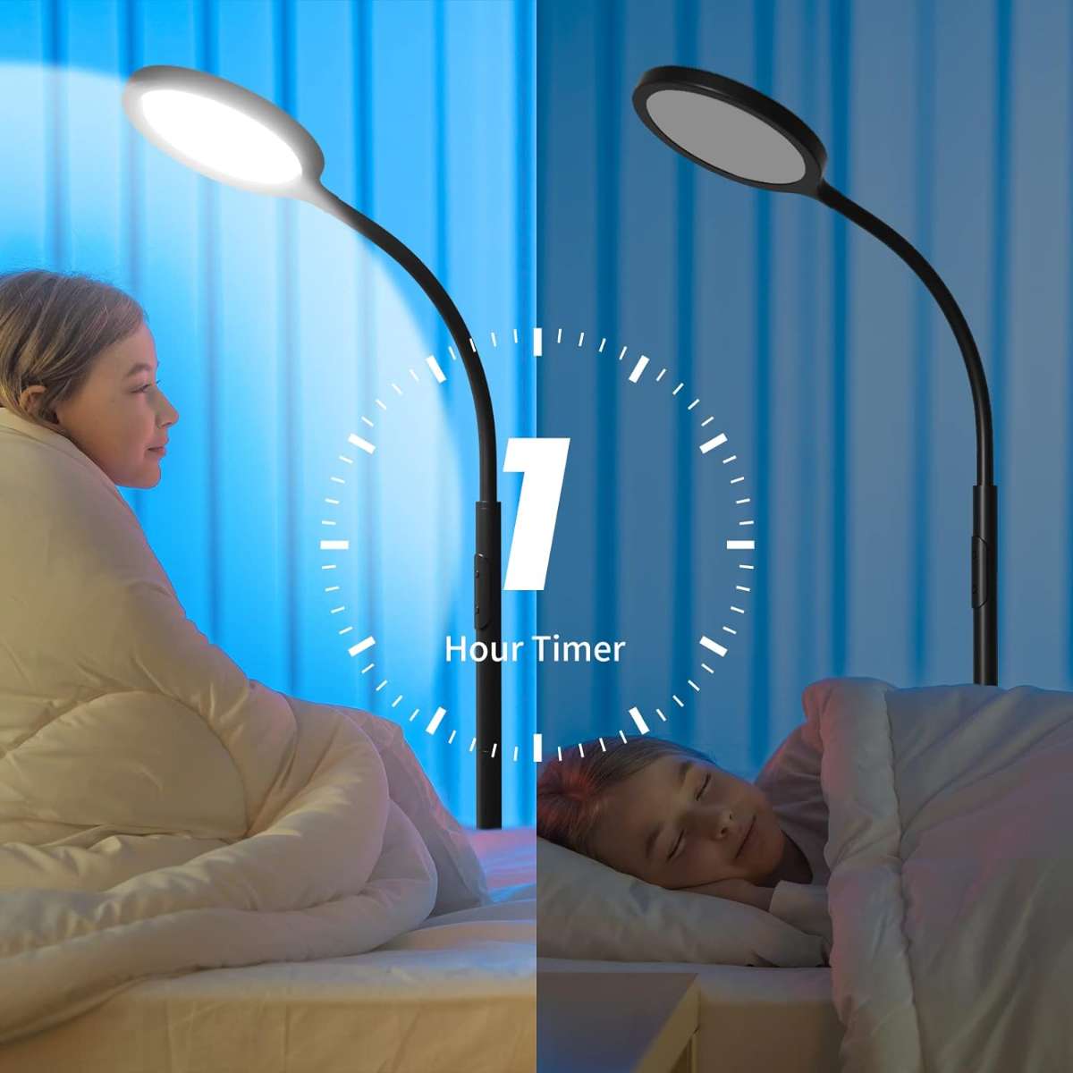 Floor lamp, super bright dimmable LED light in the living room