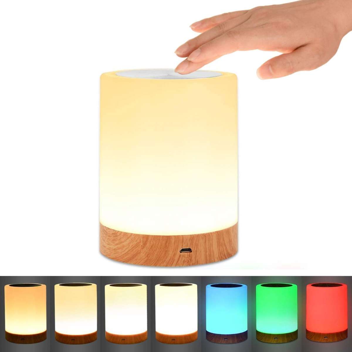 Nightlight, bedroom touch light