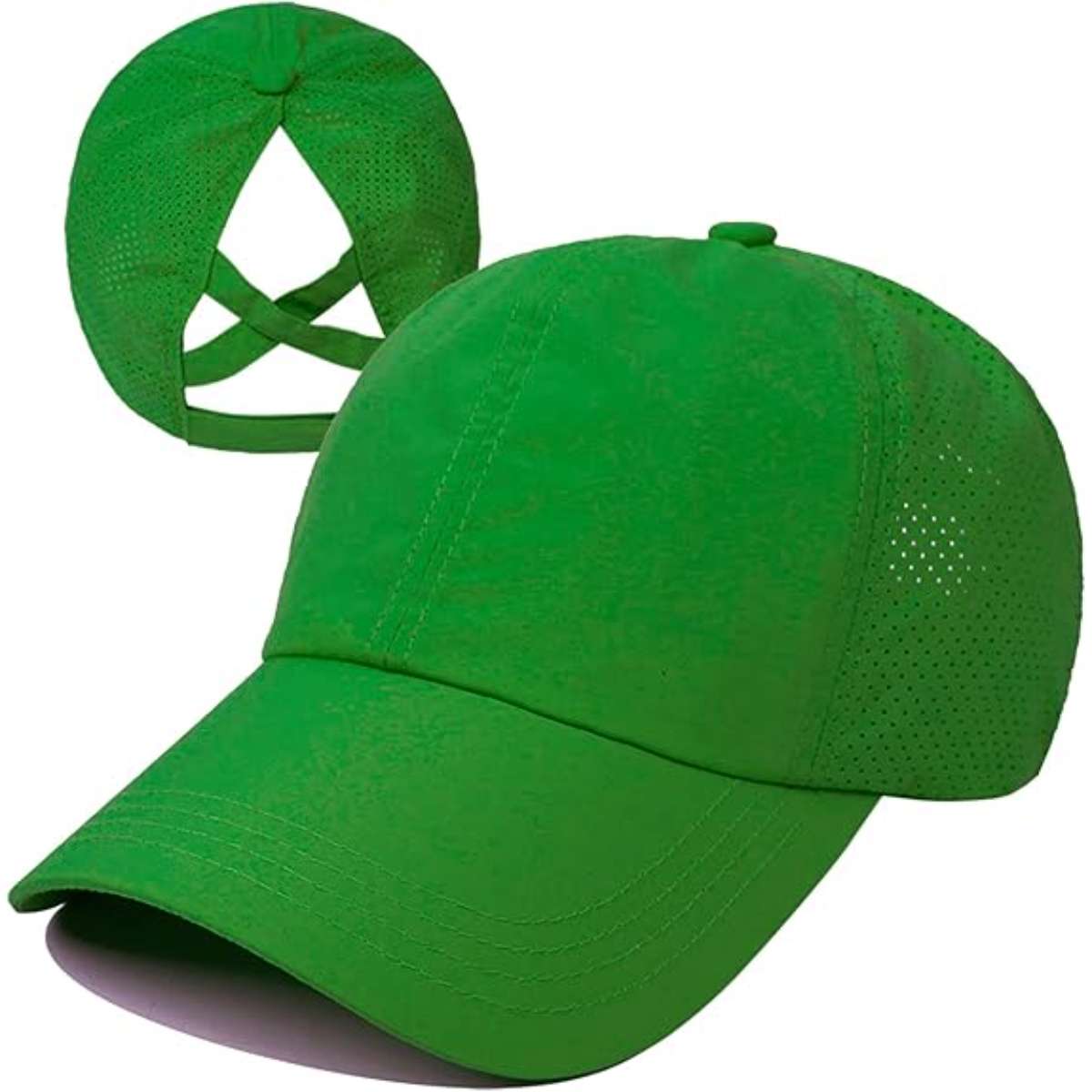 Women's cross ponytail baseball cap