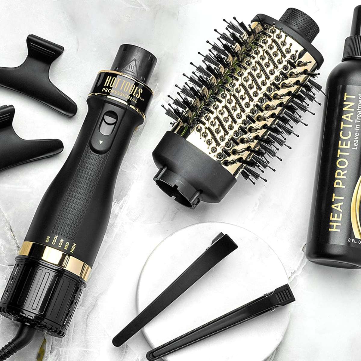 Hot Tools Pro Artist 24K Gold One-Step Small Detachable Blow Dryer & Volumizer