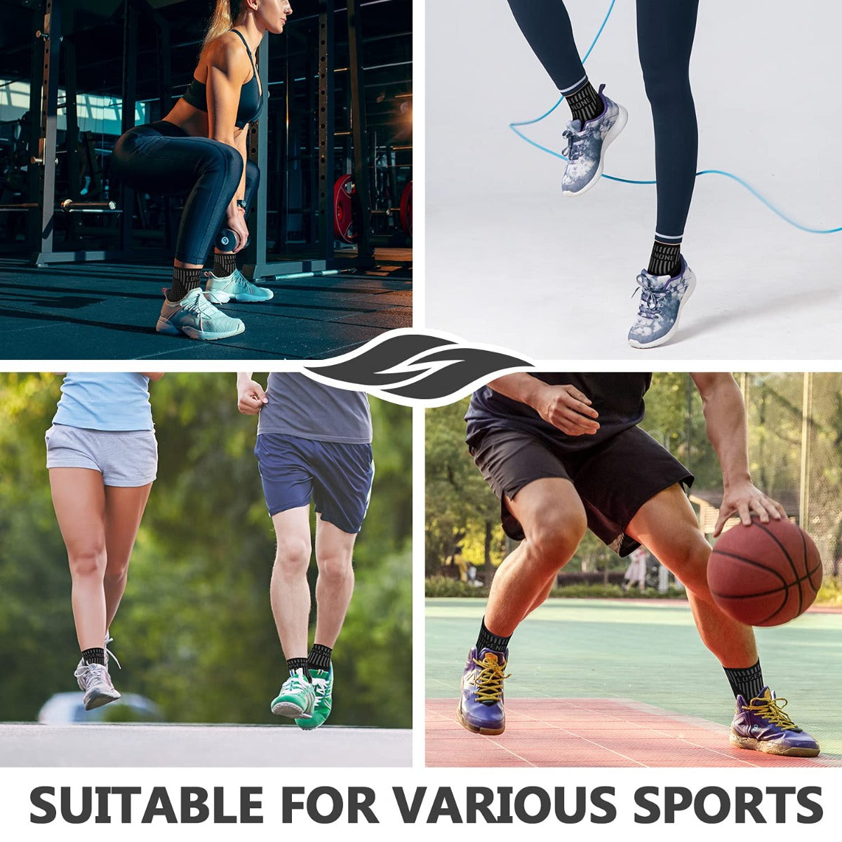 Lusenone Ankle Support for Women and Men (double)