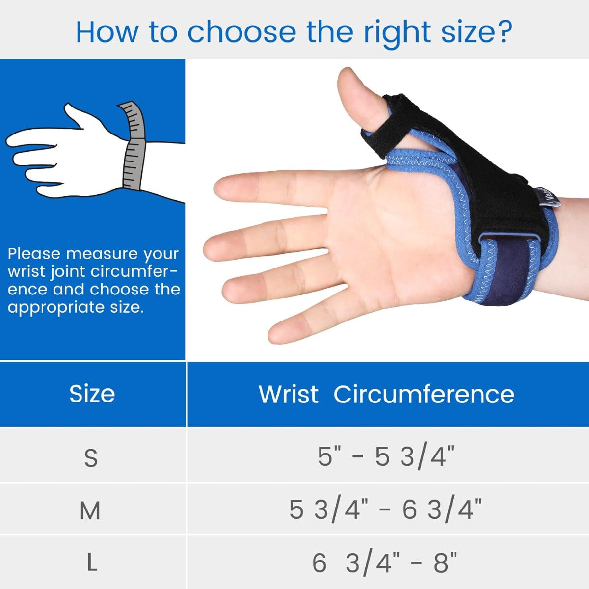 VELPEAU thumb support bracket