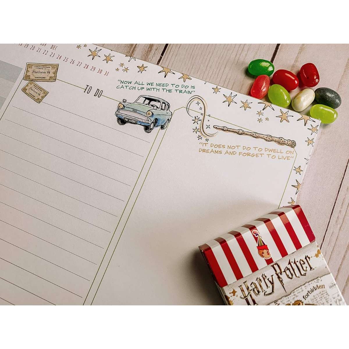 Conquest Journals Harry Potter Daily Planning Notepad