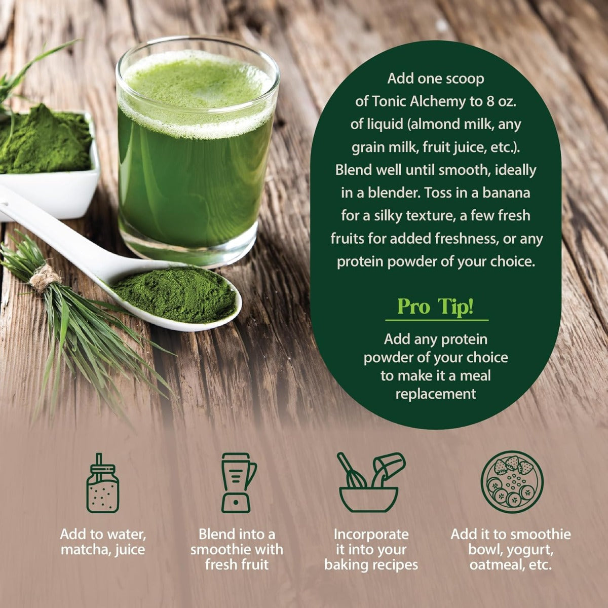 Dragon Medicine Tonic Alchemy Green superfood powder