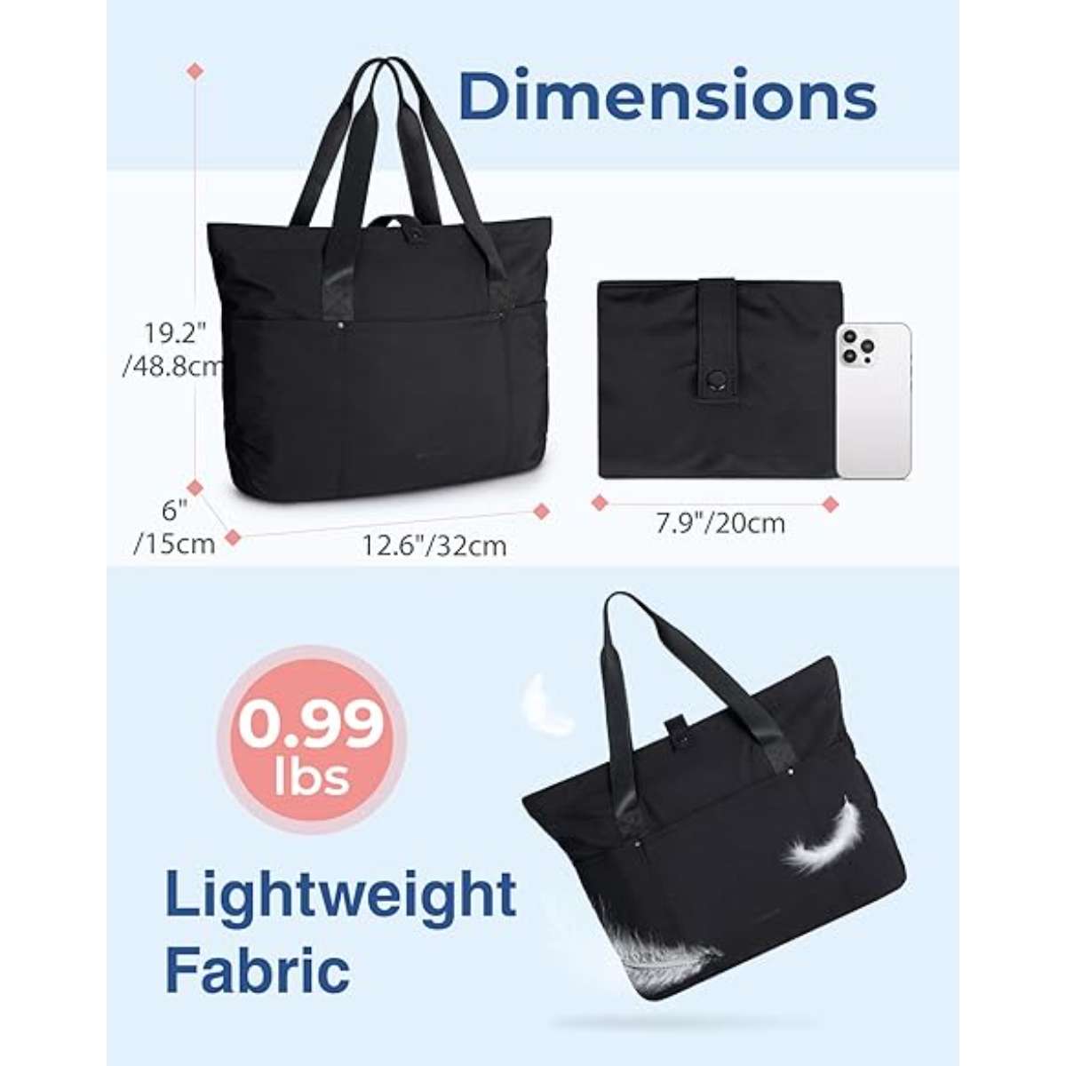 BAGSMART WOMEN'S TOTE BAG