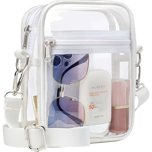 PACKISM Clear Bag Stadium Approved - Clear Purses for Women Stadium