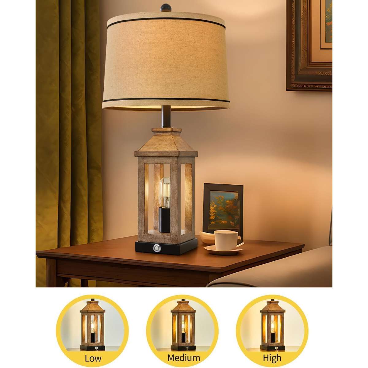 23.75" farmhouse dual USB charging ports