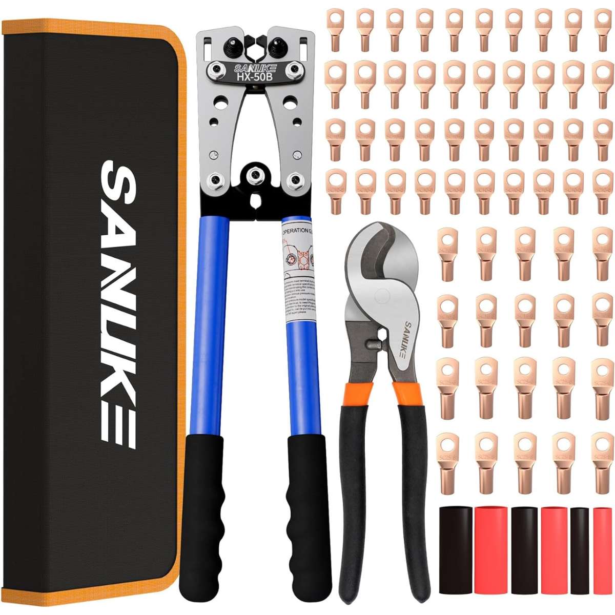 Sanuke Battery Cable Lug Crimping Tool Set