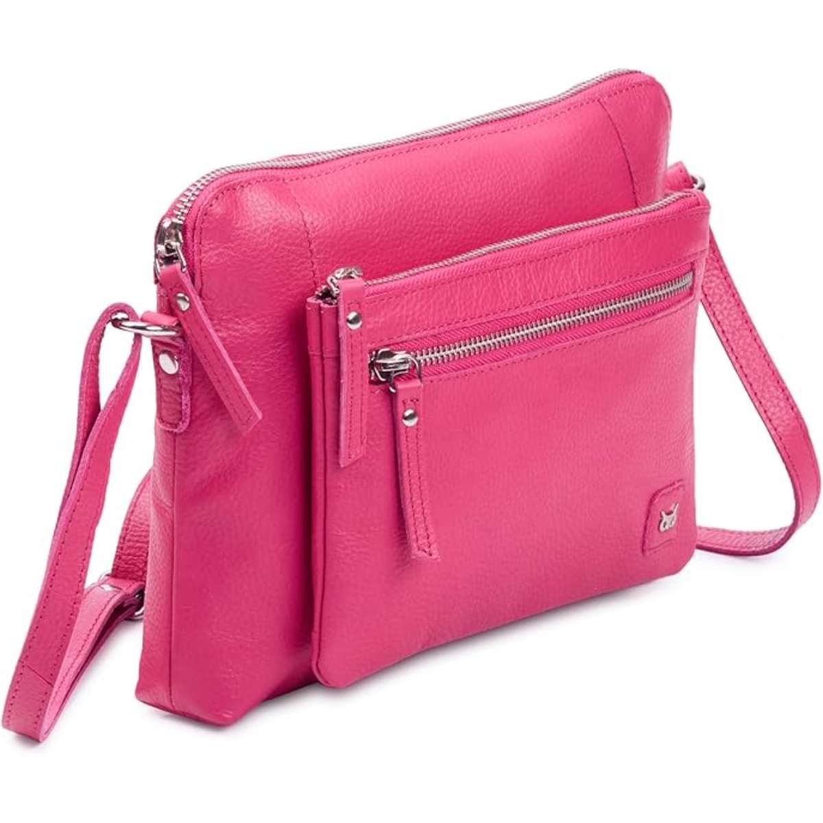 Wise owl accessory small soft pebbles leather cross-body tote
