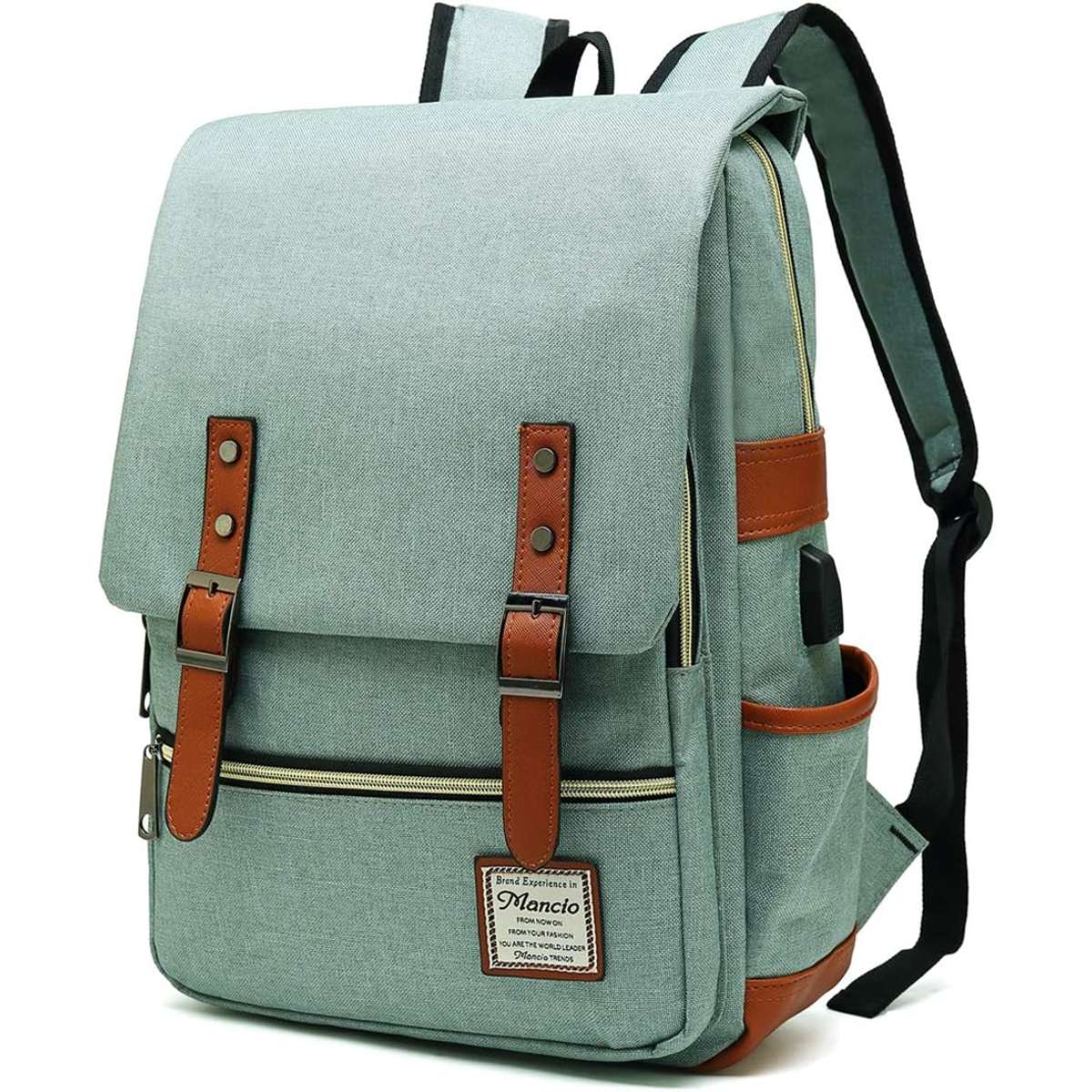 Mancio vintage laptop backpack
