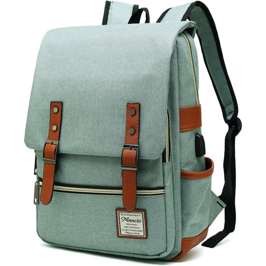 Mancio vintage laptop backpack