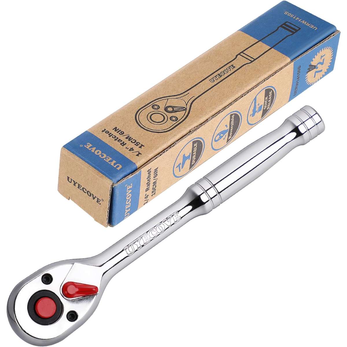 1/4" Drive Ratchet Wrench - 5.9" 15cm