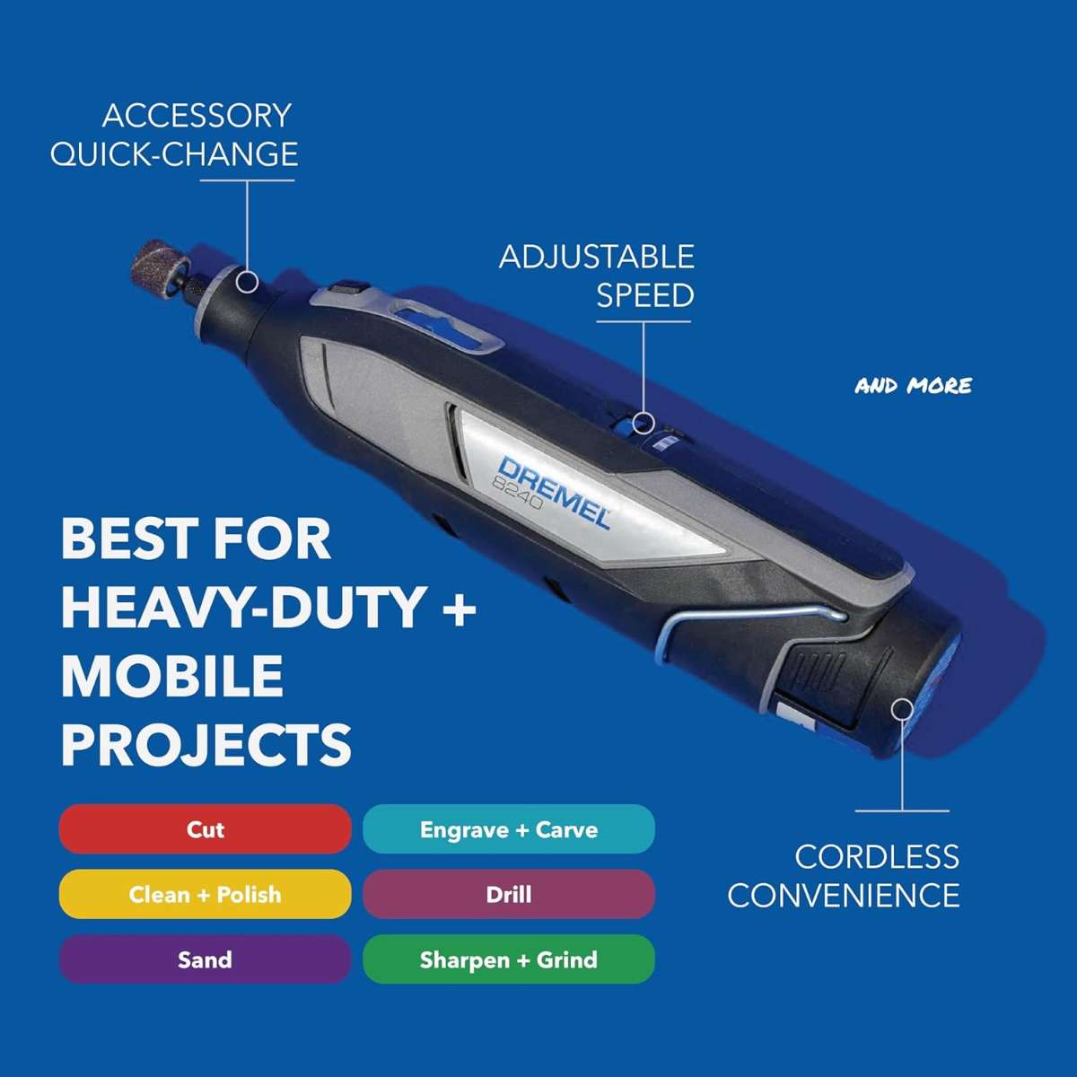 Dremel 8240-5 12V Cordless Rotary Tool Kit