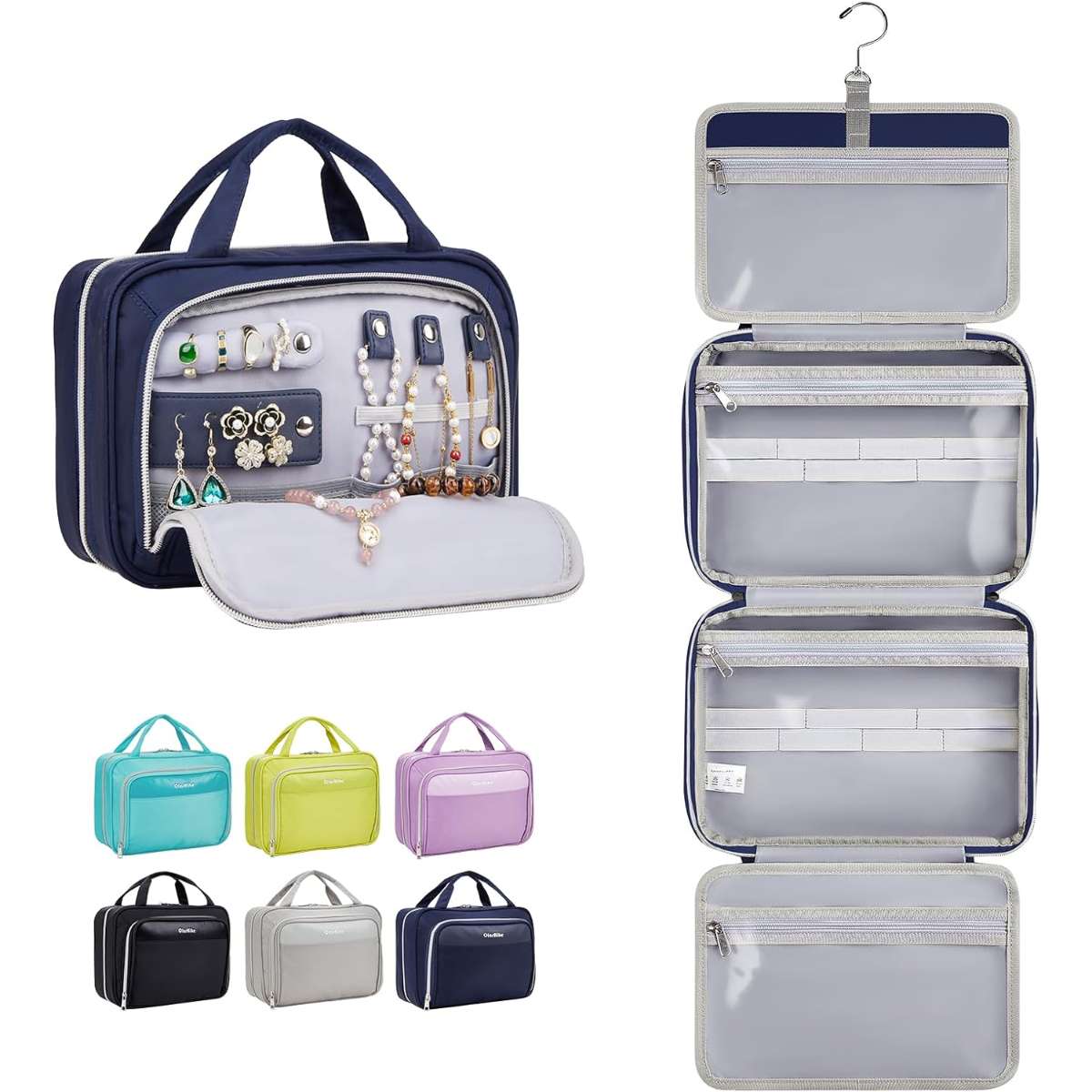 Olashik travel toiletries hanging bag waterproof bag