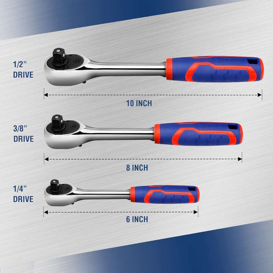 WORKPRO 3-PIECE RATCHET KIT