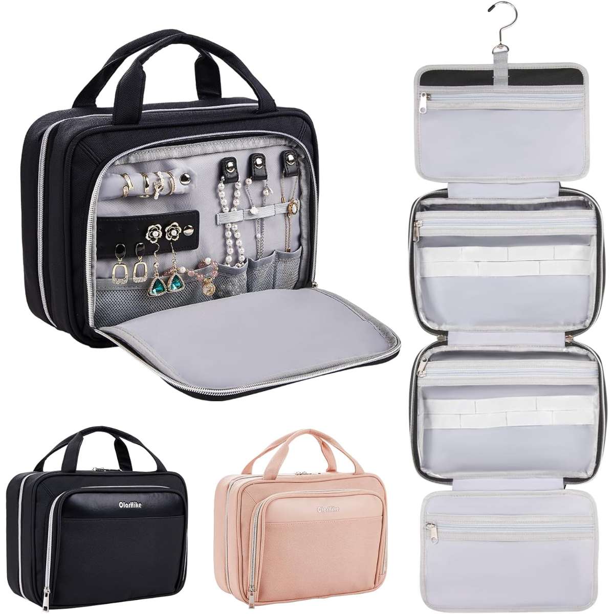 Olashik travel toiletries hanging bag waterproof bag