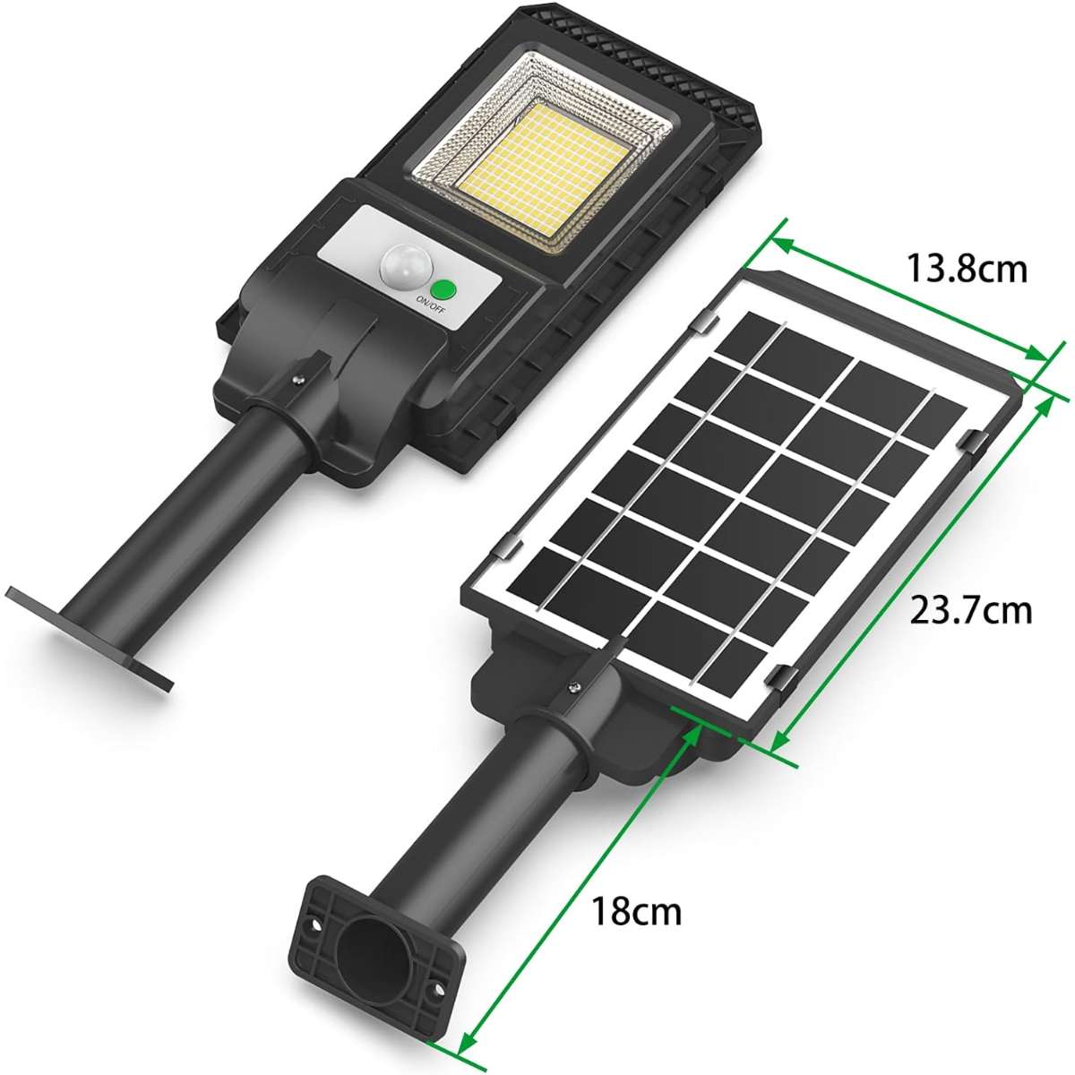 Engrepo Outdoor Solar Lights, 2 Pack