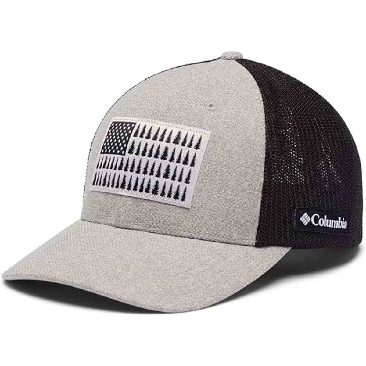 Columbia Unisex-Adult Tree Flag Mesh Ball Cap - High Crown
