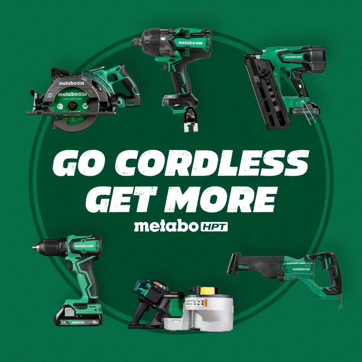 Metabo HPT composite miter saw C10FCGS