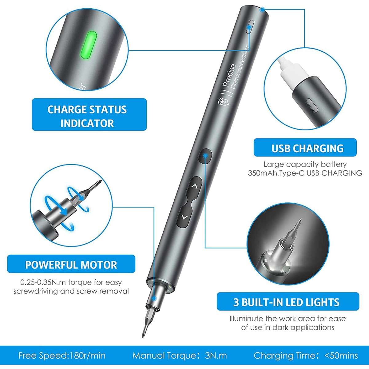 AMIR Electric Screwdriver 28-in-1