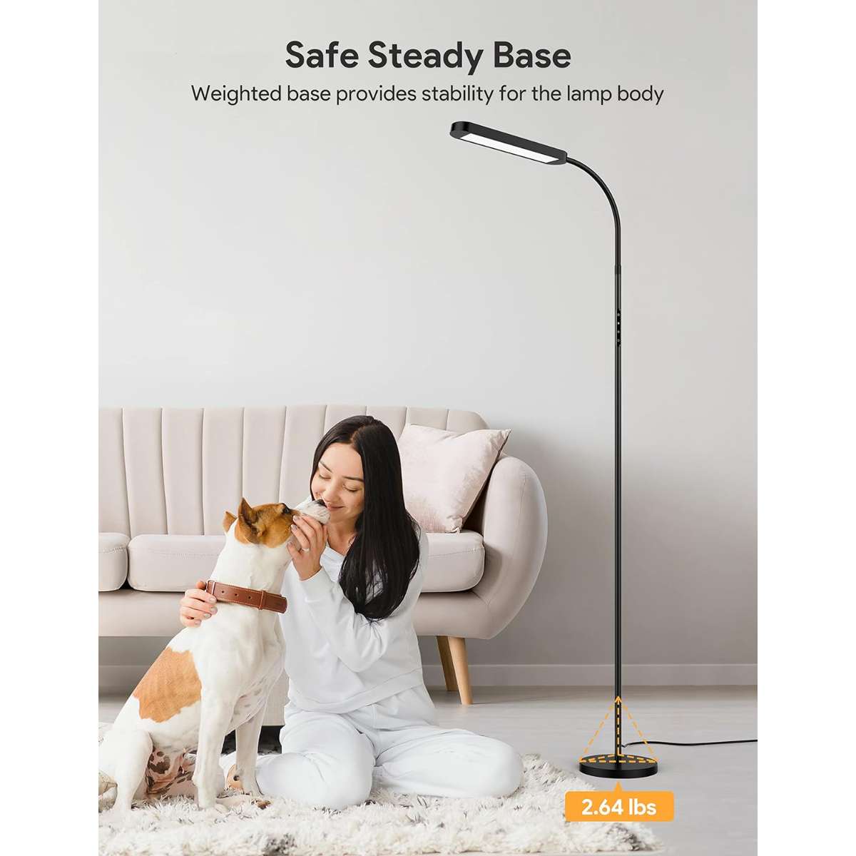 Mediax floor lamp, living room Ryder floor lamp