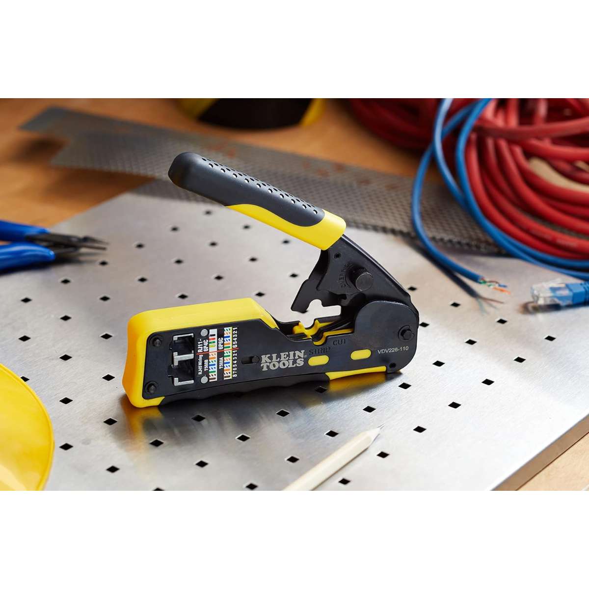 Klein Tools VDV226-110 Cable Gripper/Wire Stripper/Wire Cutter