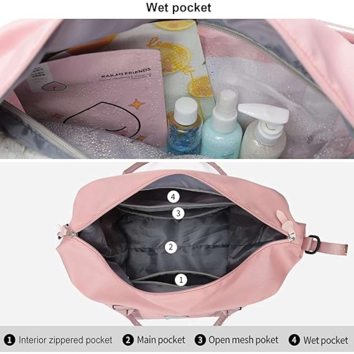 Travel duffle bags, sports tote bags, gym bags