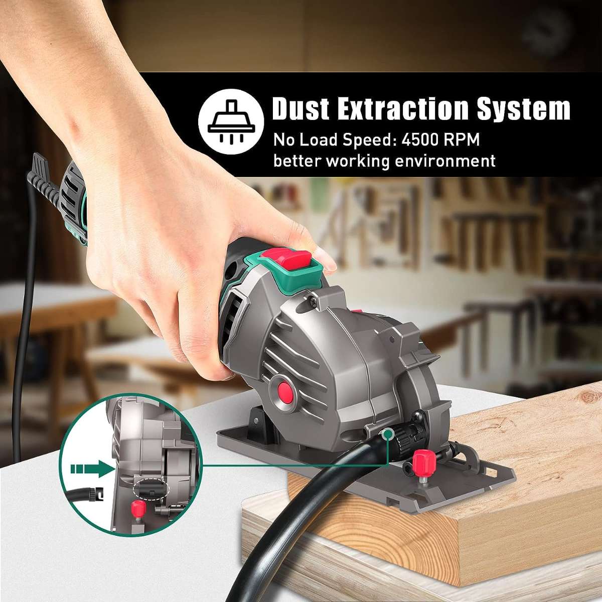Mini circular saw, Ichka compact circular saw tile saw