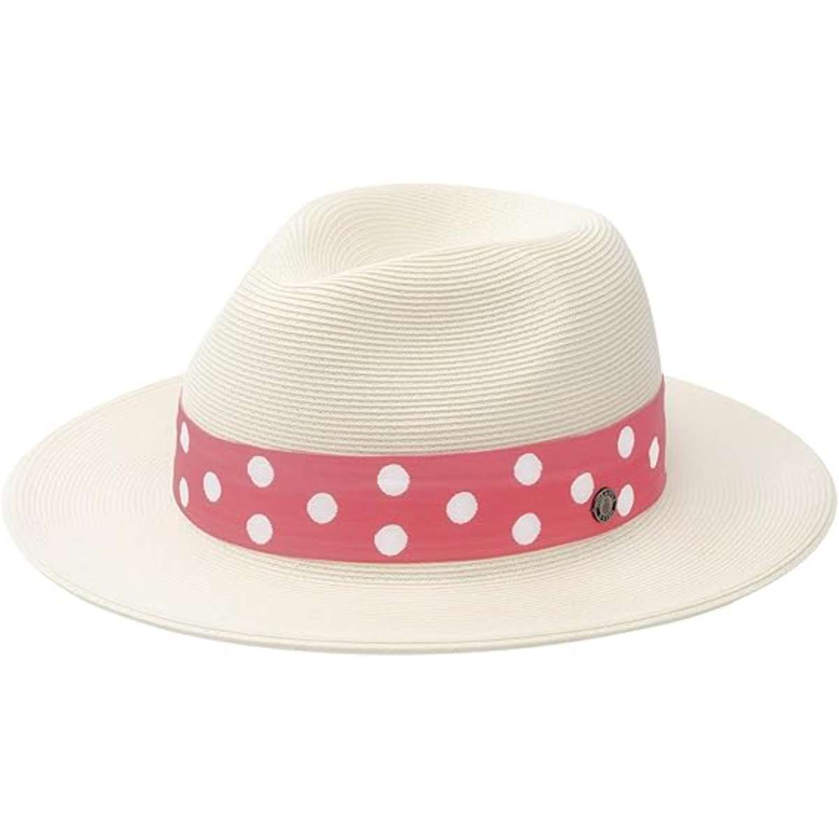 Pineapple&Star Sun Straw Fedora Beach Hat Fine Braid UPF50+ for Unisex
