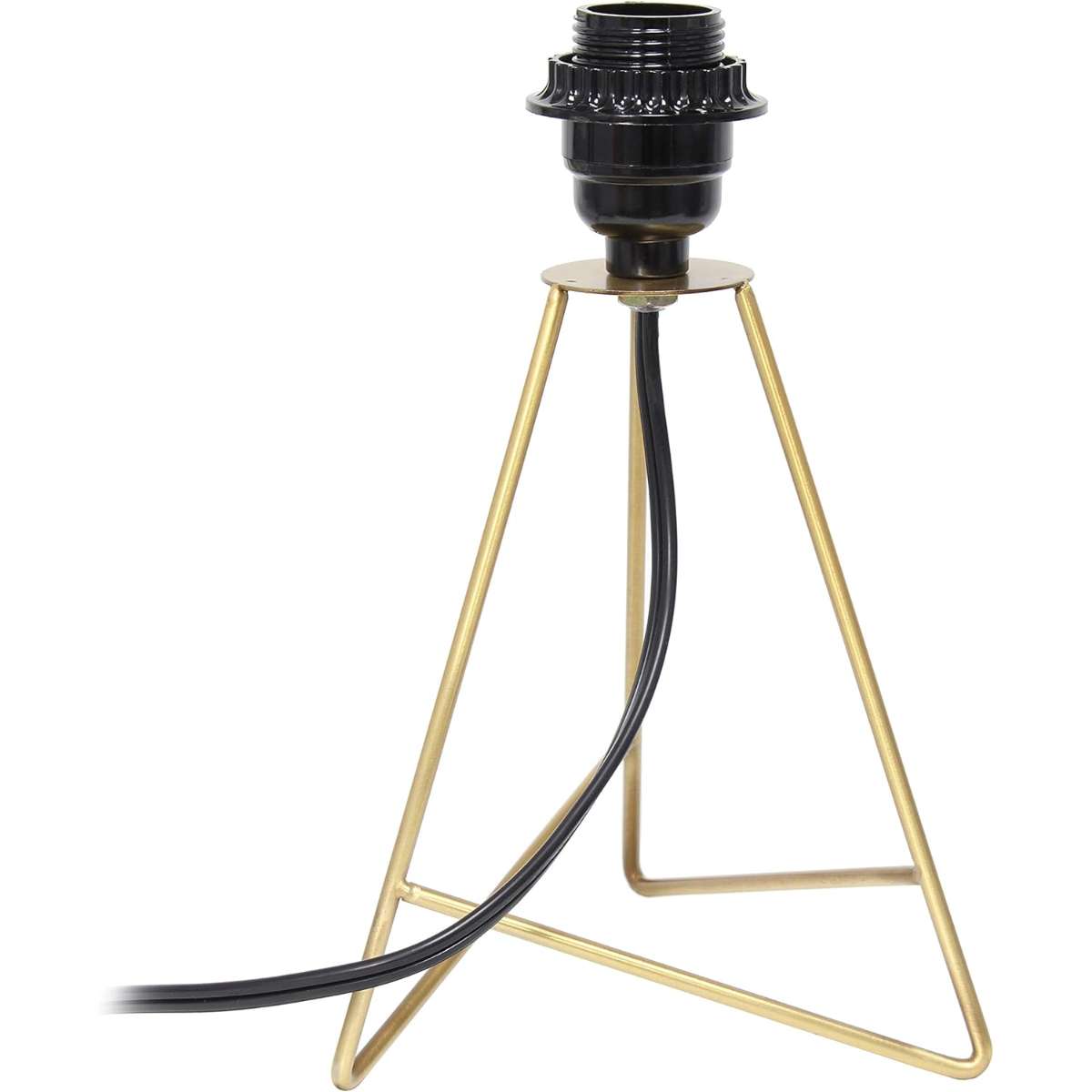 Simple Design LT2066-GDW 13.5" Lower Wire Metal Table Lamp