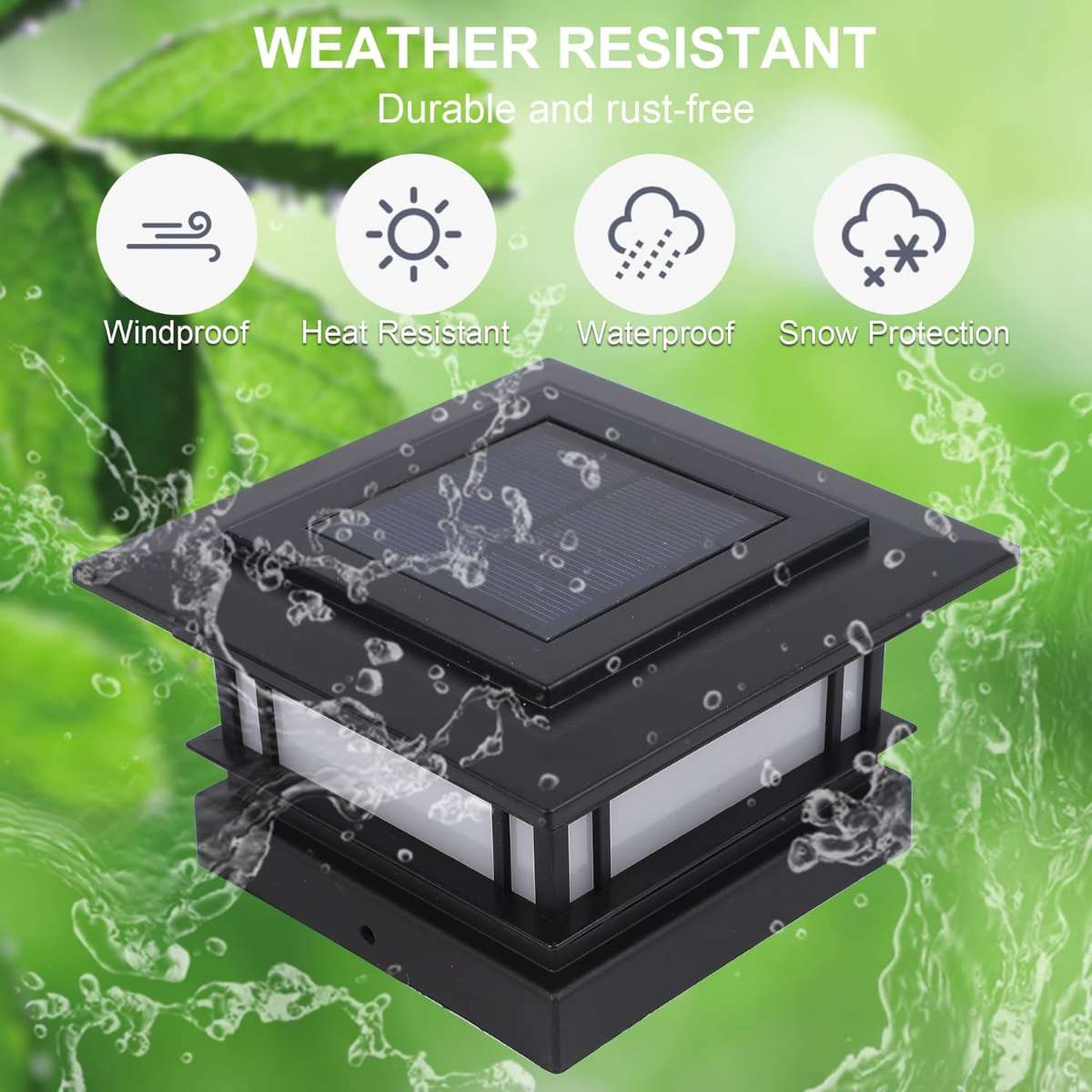 Dynaming 6 Pack Solar Pillar Light Outdoor