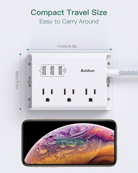 Power strip with USB, Addtam ETL certificate