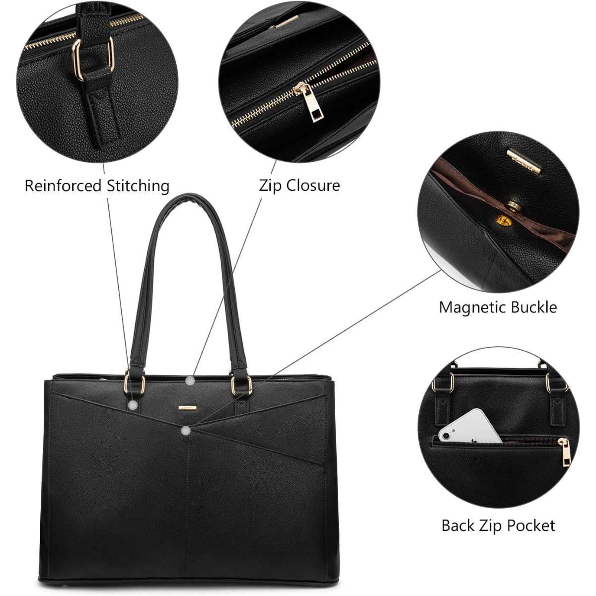 Women's laptop handbag