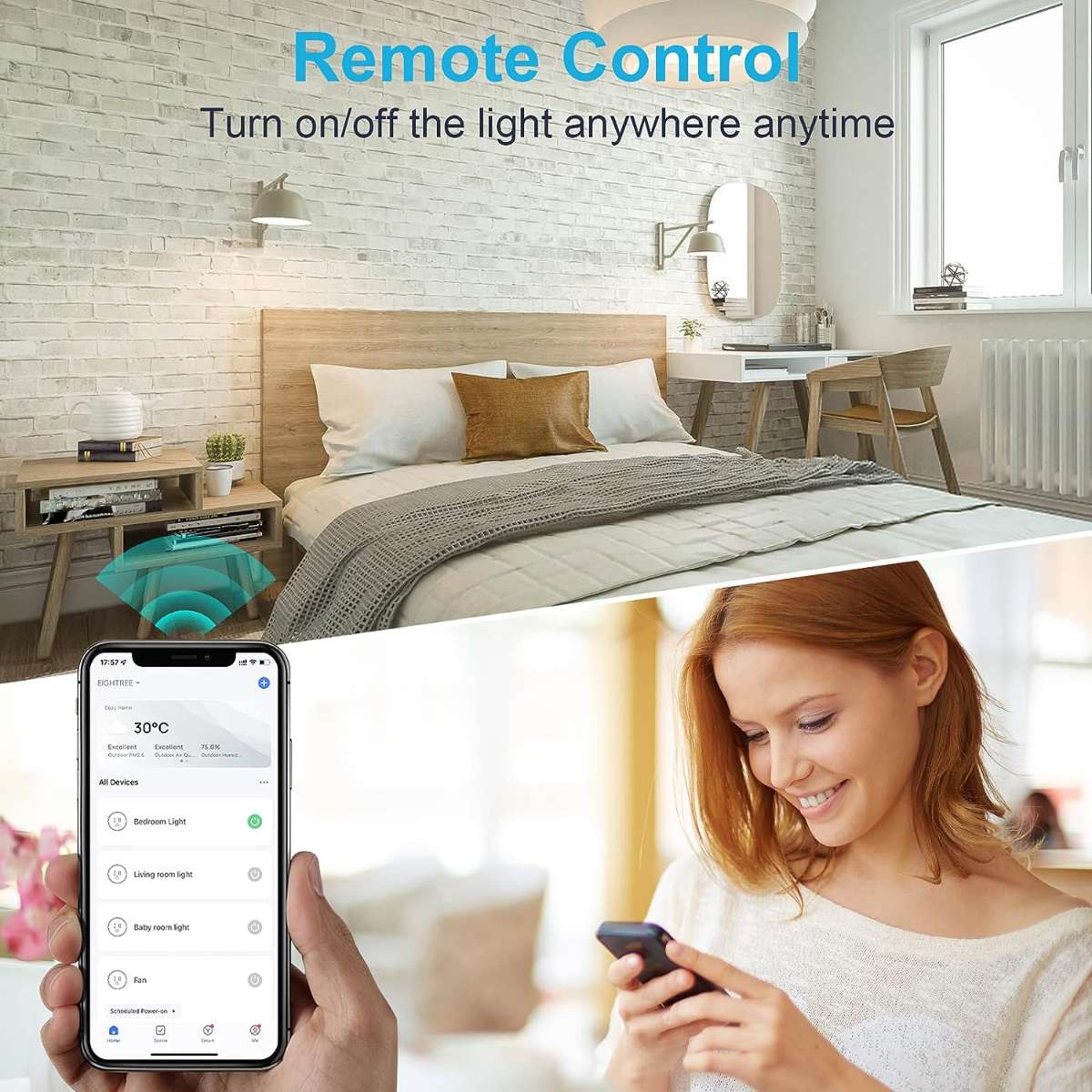 EIGHTREE Smart Plug, 2.4GHz WiFi Only