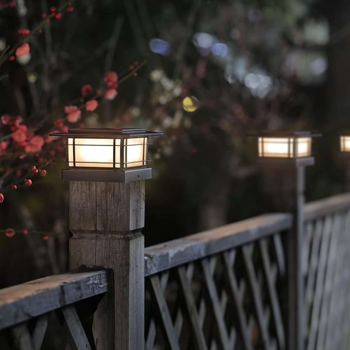 Dynaming 6 Pack Solar Pillar Light Outdoor