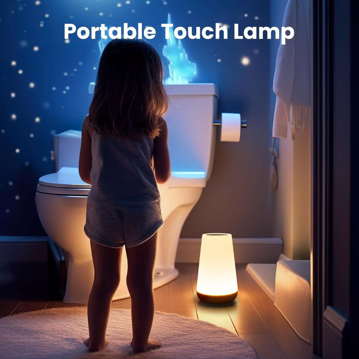 Taosdath night light, dimmable touch light in the bedroom