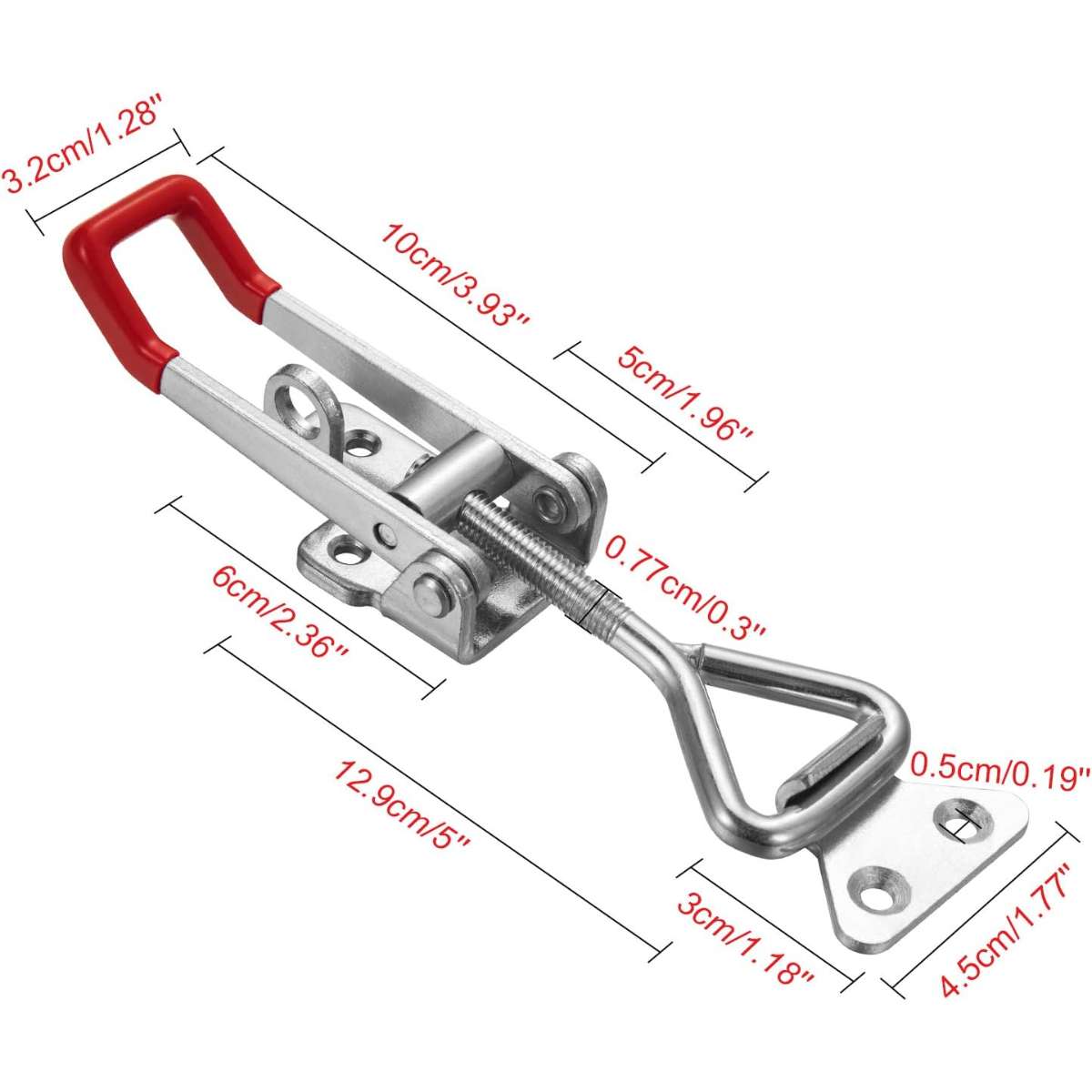 Accessbuy Heavy Duty Adjustable Toggle Latch Clamp 4003 Style (7.5")