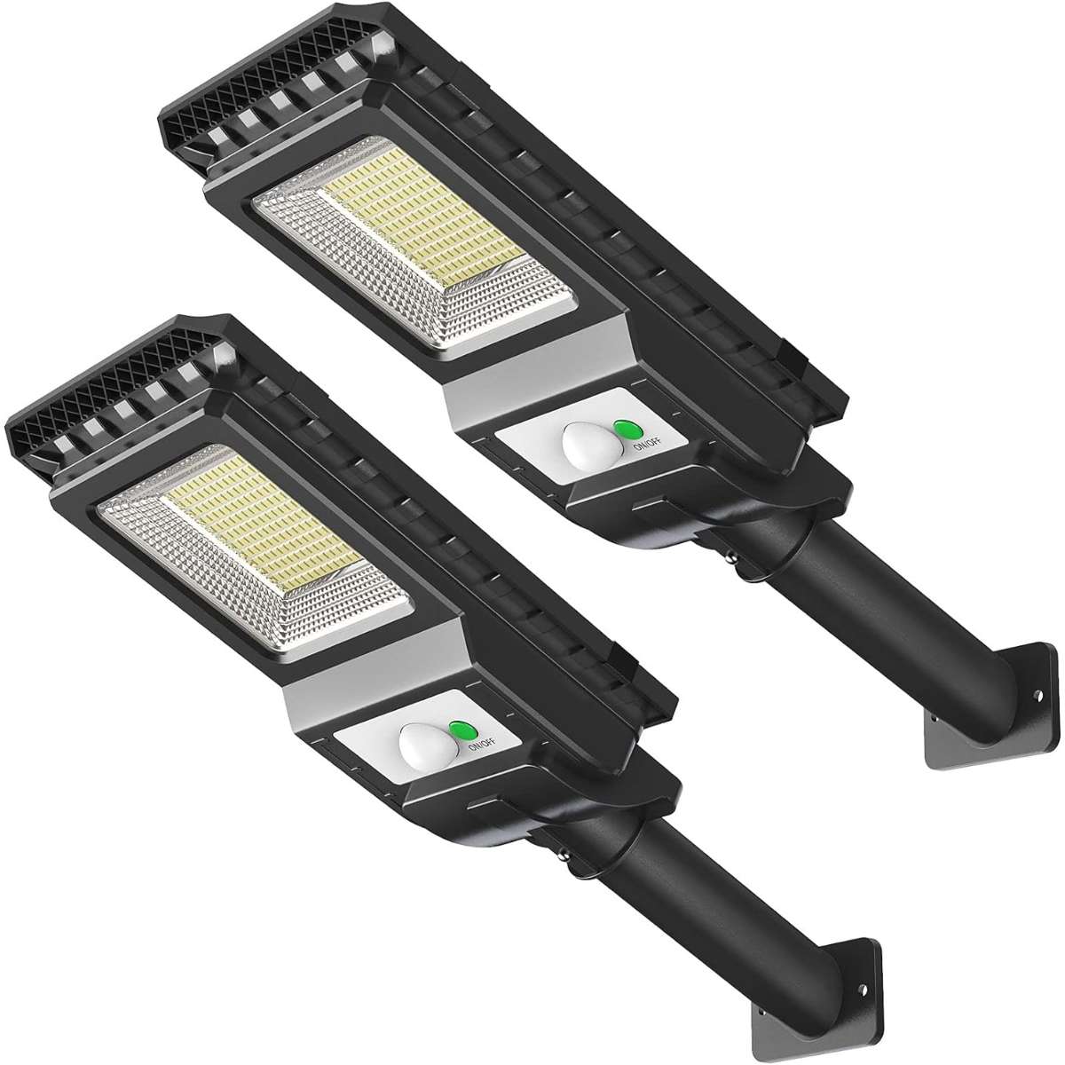 Engrepo Outdoor Solar Lights, 2 Pack
