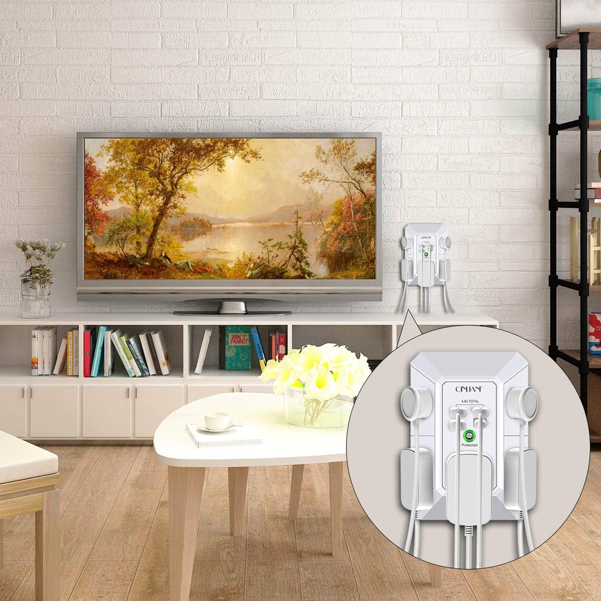 Wall Charger, Surge Protector (3U1C)