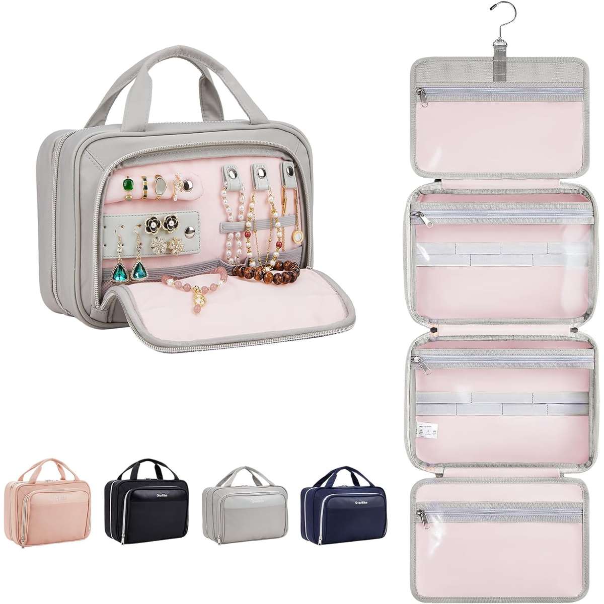 Olashik travel toiletries hanging bag waterproof bag